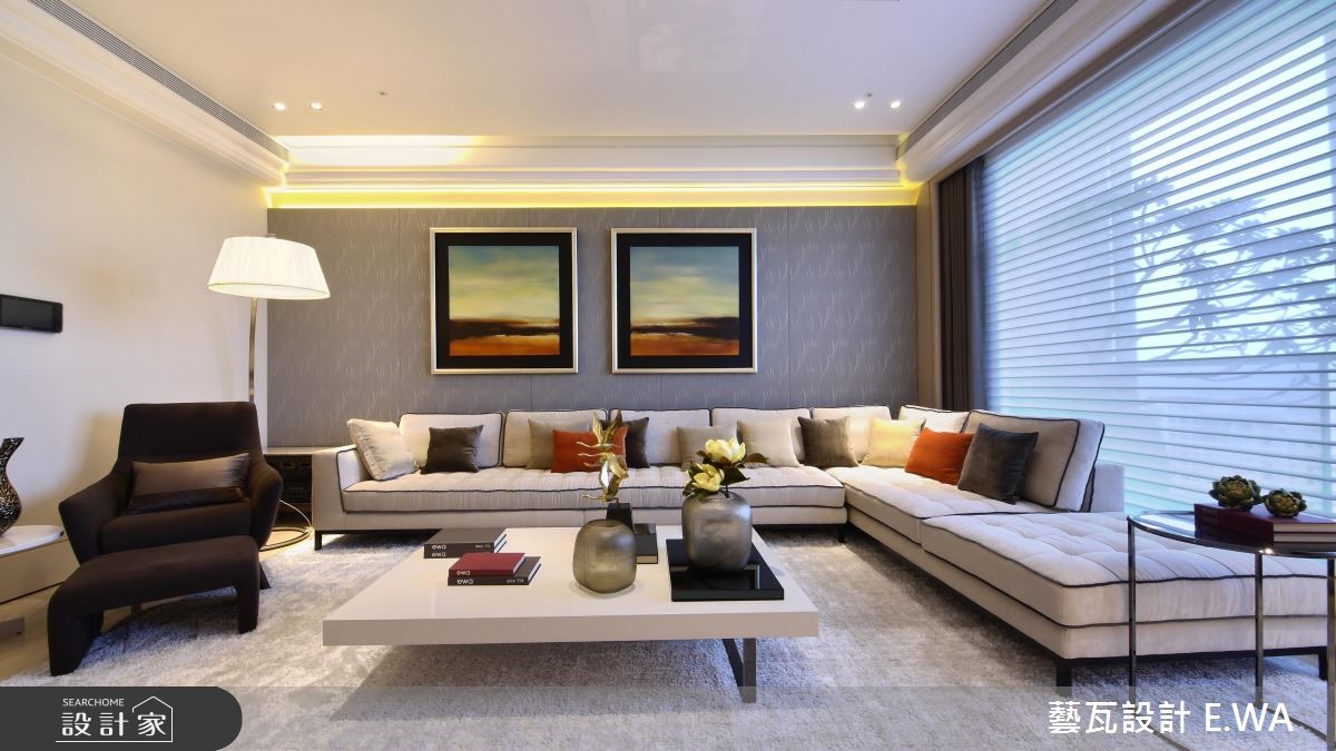 92坪新成屋(5年以下)＿現代風客廳案例圖片＿藝瓦室內設計＿藝瓦_14之2