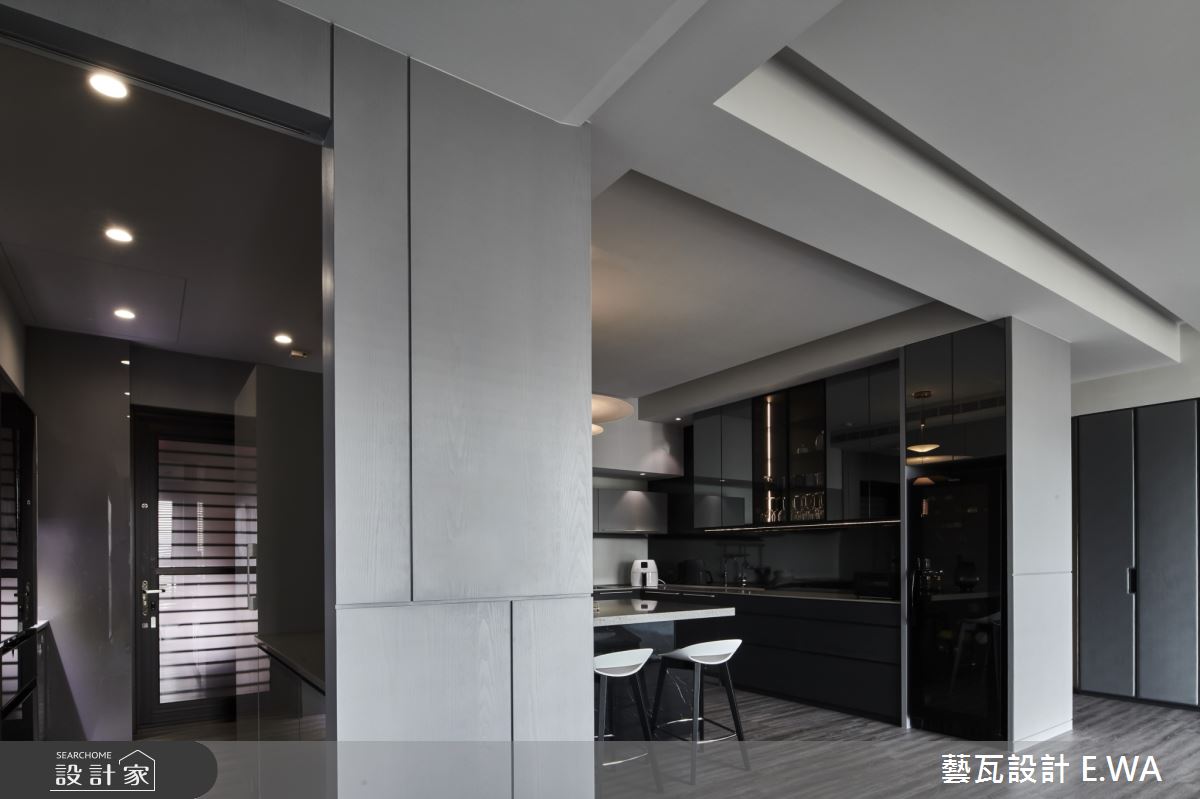 90坪新成屋(5年以下)＿現代風廚房吧檯案例圖片＿藝瓦室內設計＿藝瓦_20之8