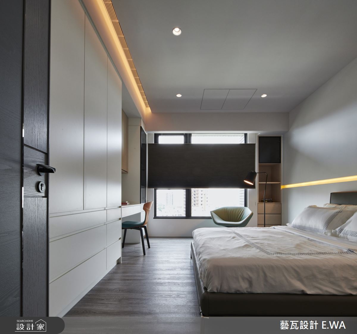 90坪新成屋(5年以下)＿現代風臥室案例圖片＿藝瓦室內設計＿藝瓦_20之18