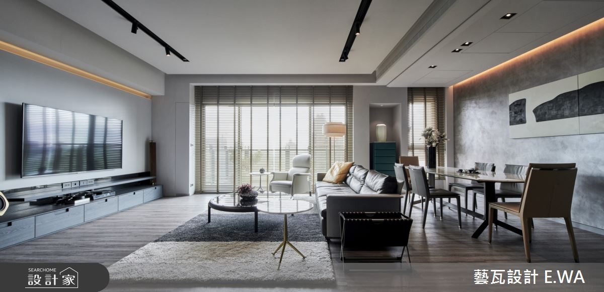 90坪新成屋(5年以下)＿現代風客廳案例圖片＿藝瓦室內設計＿藝瓦_20之3