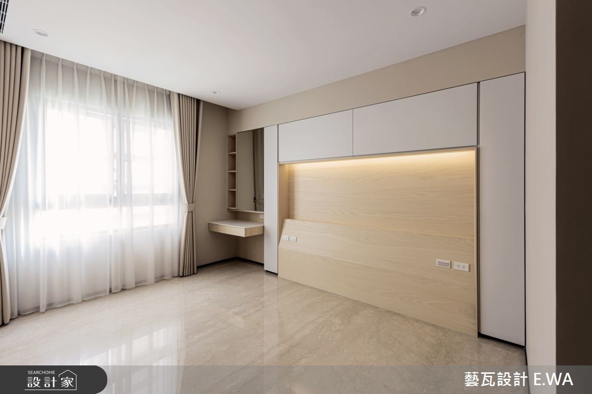 110坪新成屋(5年以下)＿簡約風臥室案例圖片＿藝瓦室內設計＿藝瓦_22之19