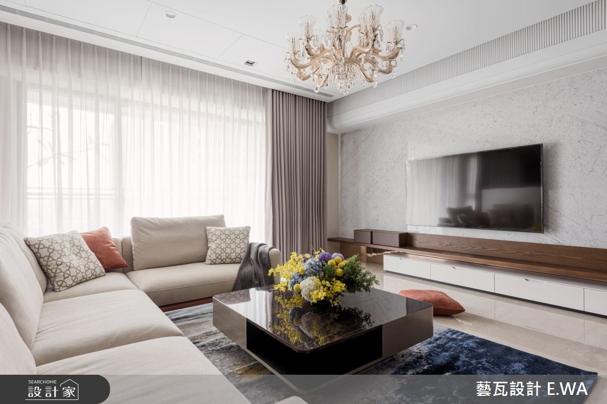 110坪新成屋(5年以下)＿簡約風客廳案例圖片＿藝瓦室內設計＿藝瓦_22之7