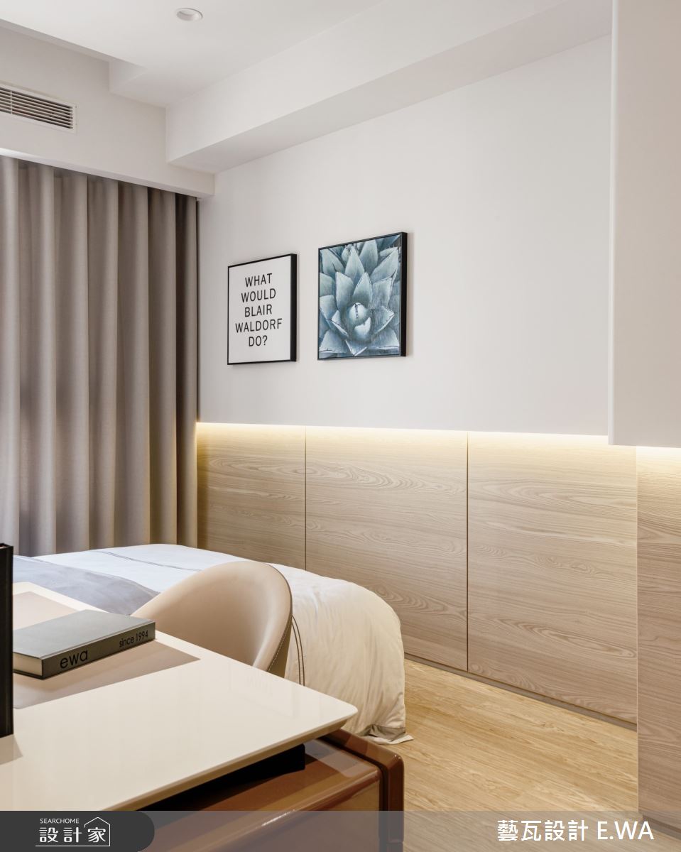 50坪新成屋(5年以下)＿日式無印風臥室案例圖片＿藝瓦室內設計＿藝瓦_24之14