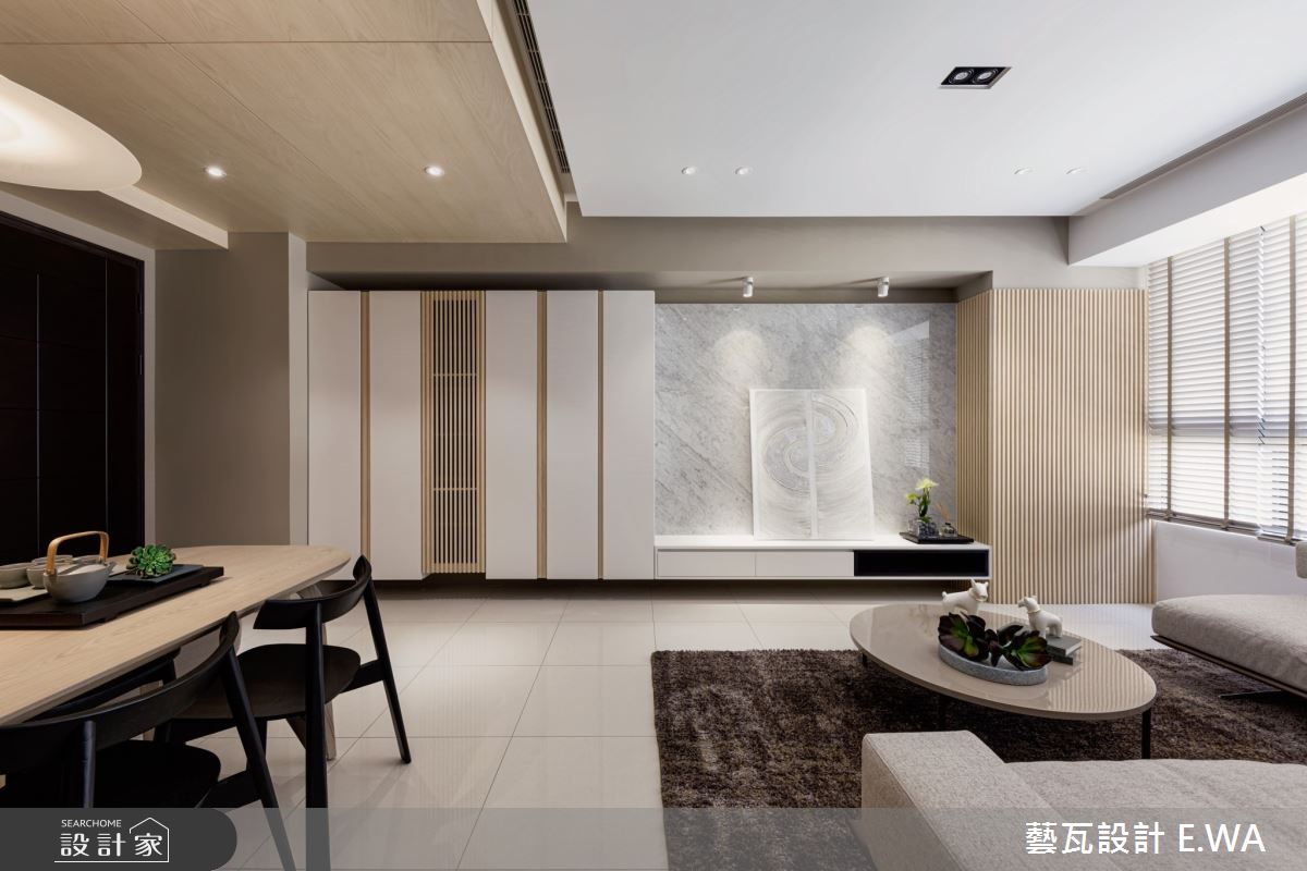 50坪新成屋(5年以下)＿日式無印風客廳案例圖片＿藝瓦室內設計＿藝瓦_24之5