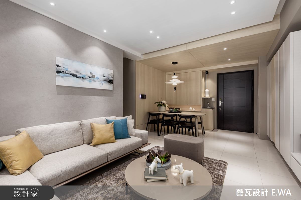 50坪新成屋(5年以下)＿日式無印風客廳案例圖片＿藝瓦室內設計＿藝瓦_24之2