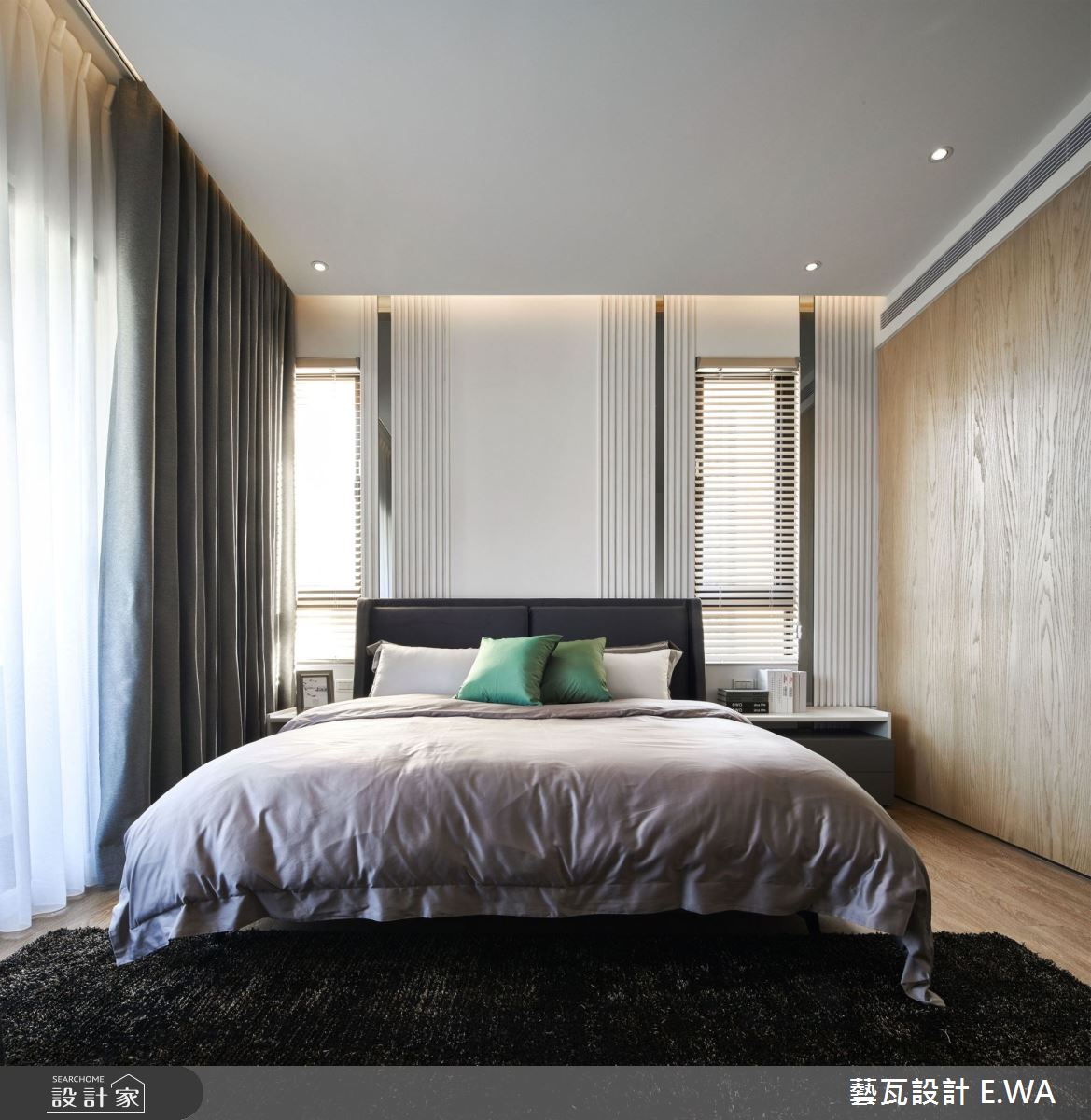 90坪新成屋(5年以下)＿現代風臥室案例圖片＿藝瓦室內設計＿藝瓦_25之17