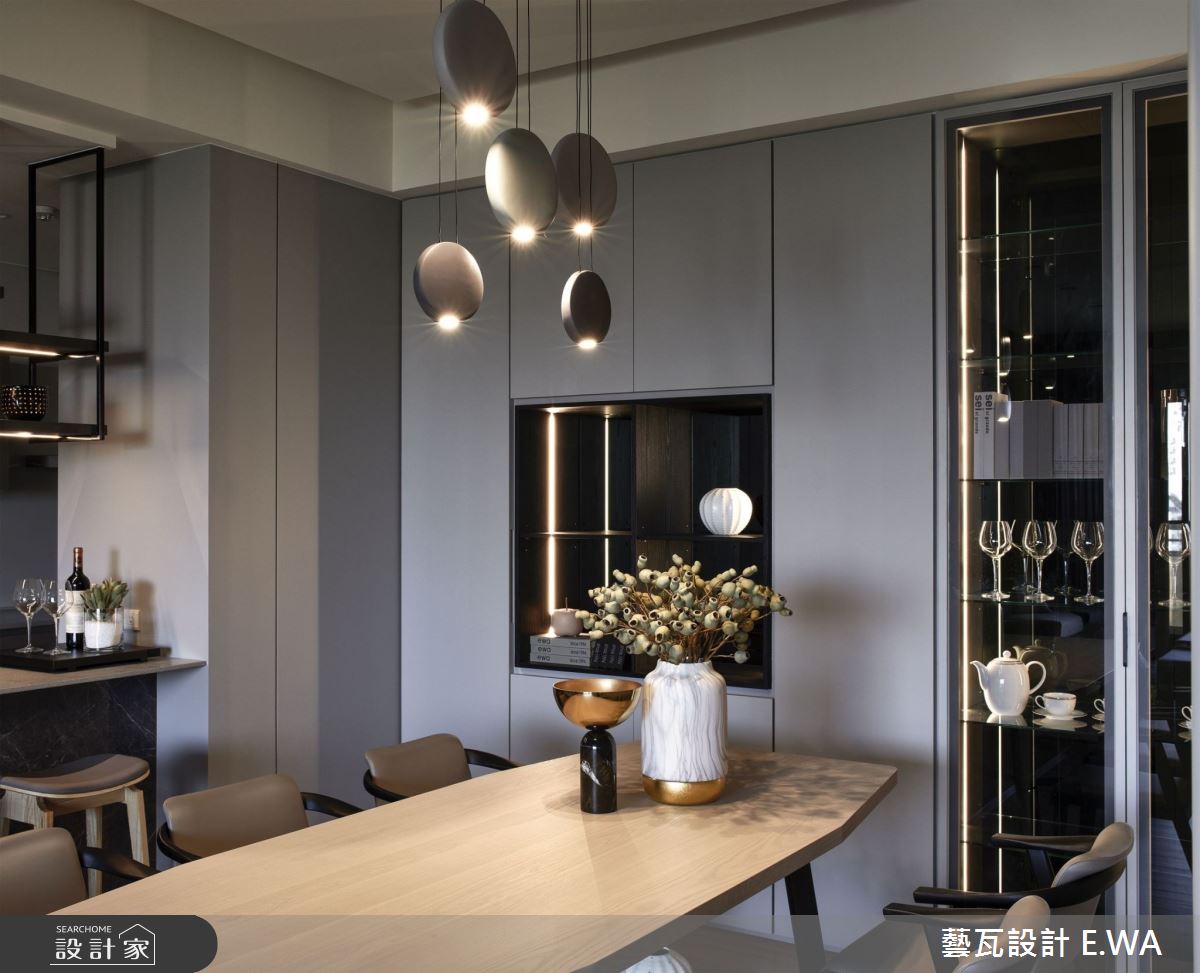 90坪新成屋(5年以下)＿現代風餐廳案例圖片＿藝瓦室內設計＿藝瓦_25之10