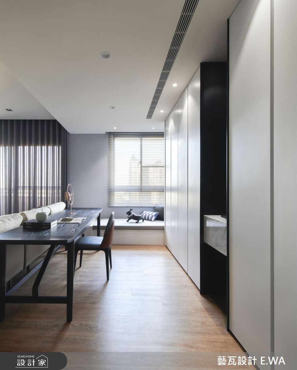 90坪新成屋(5年以下)＿現代風書房臥榻案例圖片＿藝瓦室內設計＿藝瓦_25之15