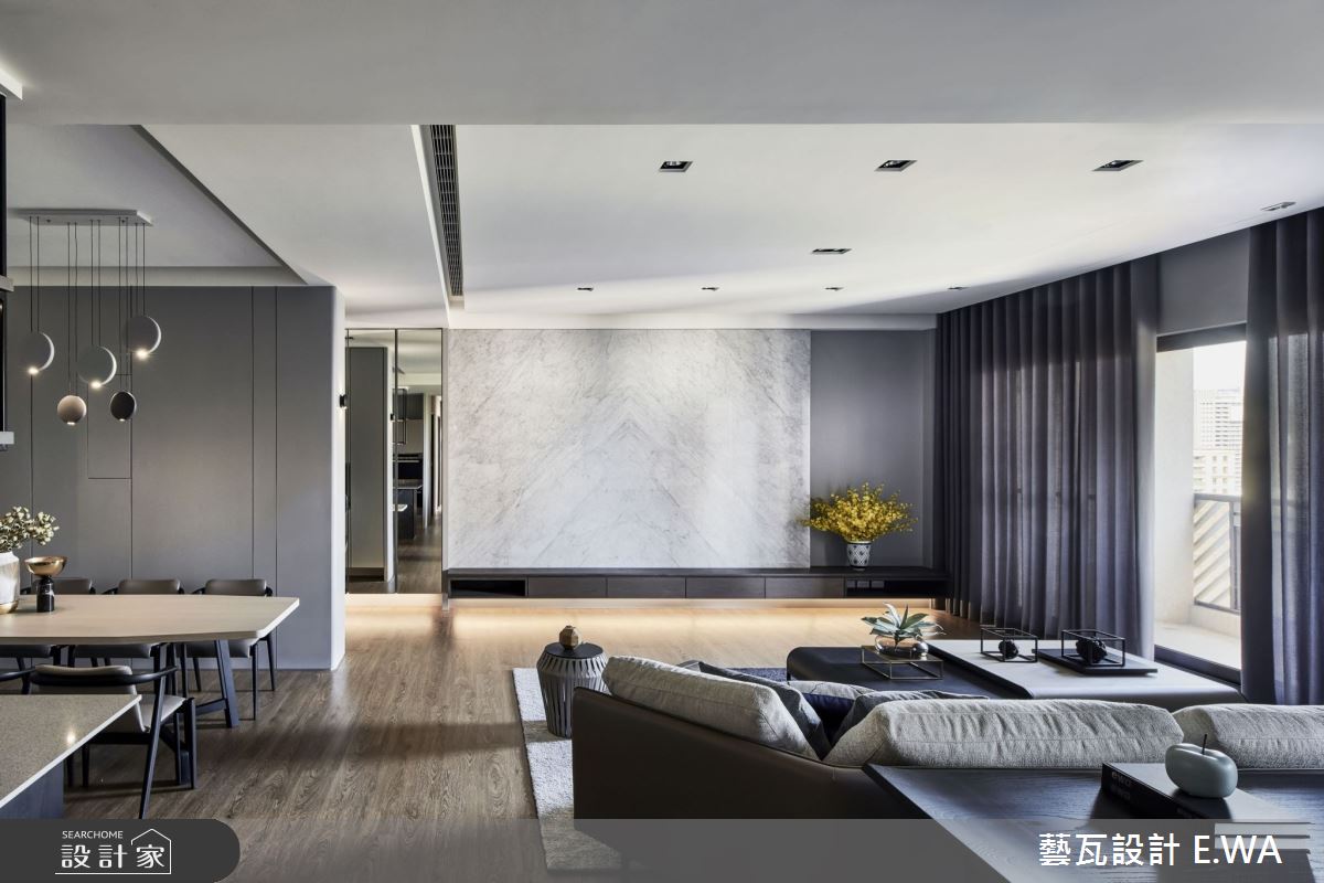 90坪新成屋(5年以下)＿現代風客廳案例圖片＿藝瓦室內設計＿藝瓦_25之13