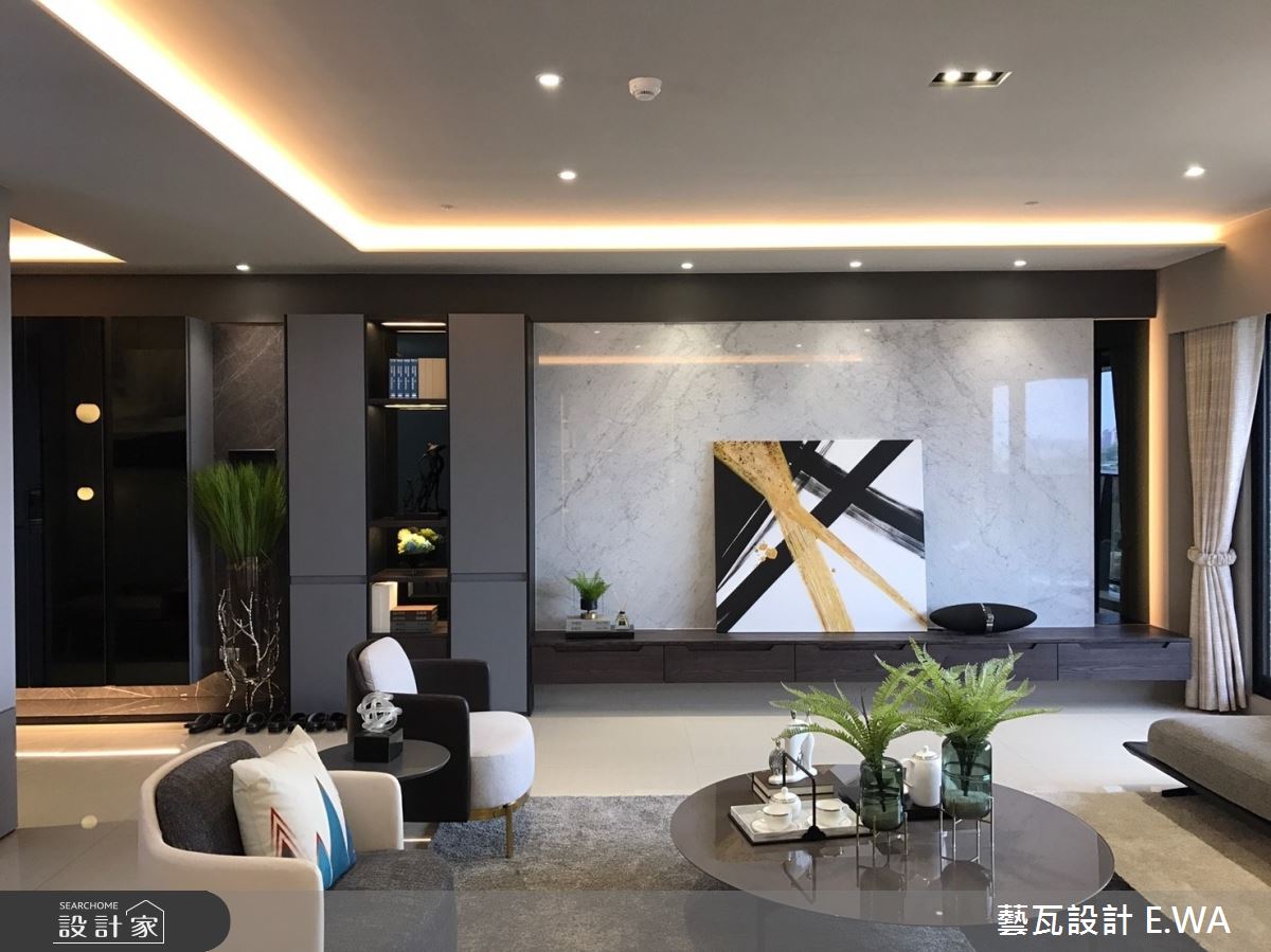 98坪新成屋(5年以下)＿北歐風客廳案例圖片＿藝瓦室內設計＿藝瓦_26之4