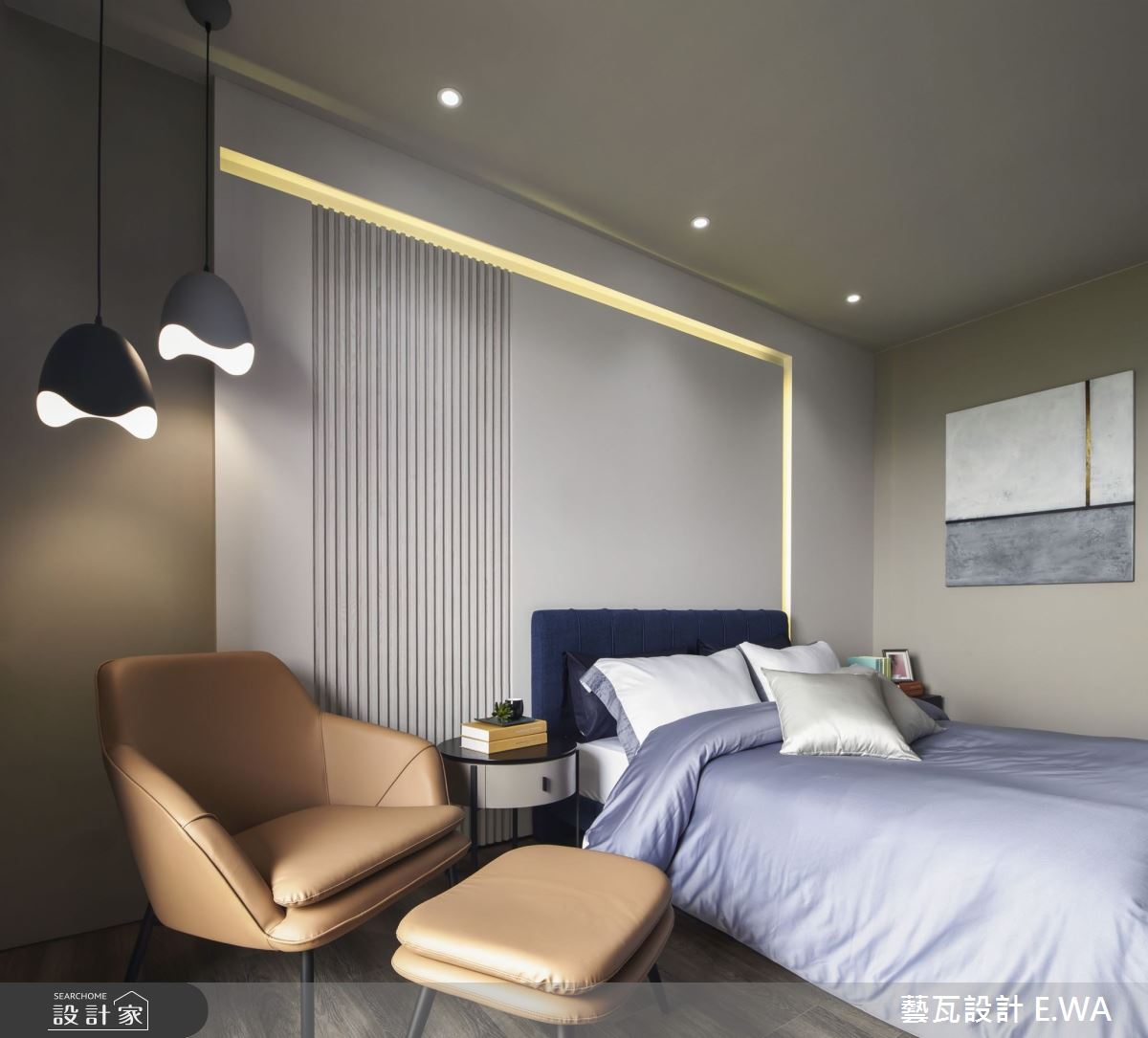 98坪新成屋(5年以下)＿北歐風臥室案例圖片＿藝瓦室內設計＿藝瓦_26之15
