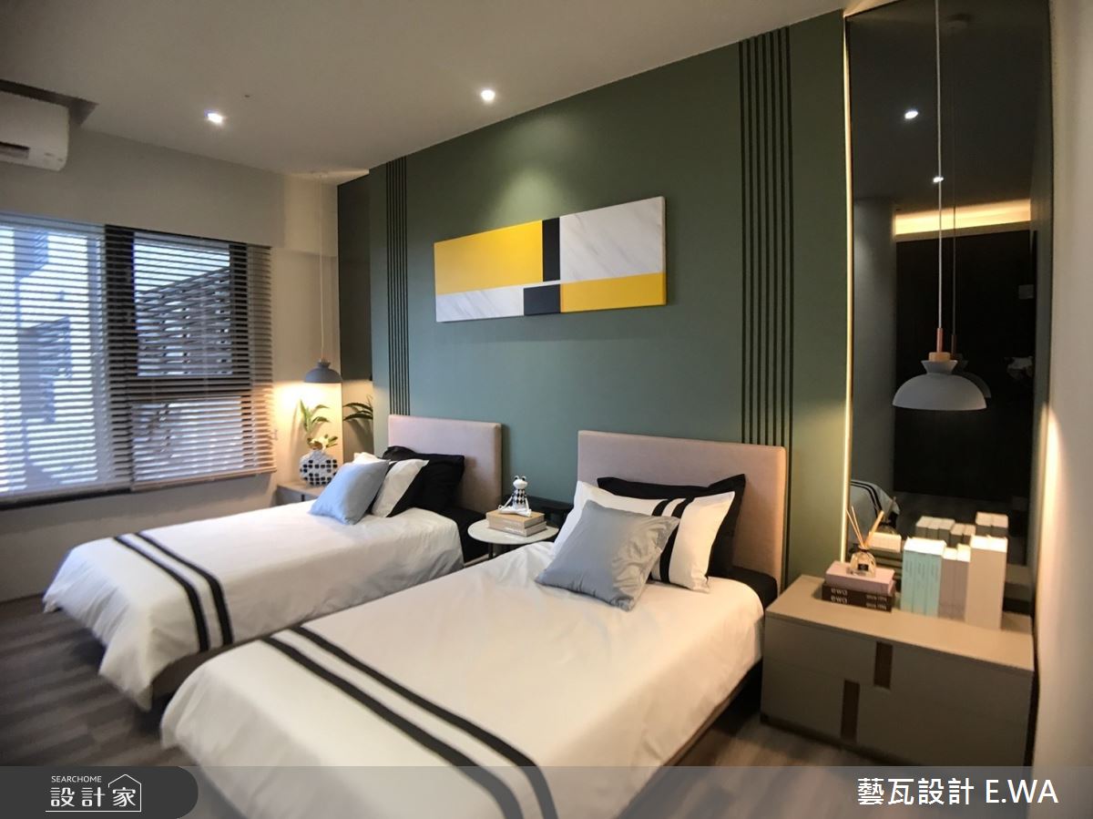 98坪新成屋(5年以下)＿北歐風臥室案例圖片＿藝瓦室內設計＿藝瓦_26之17