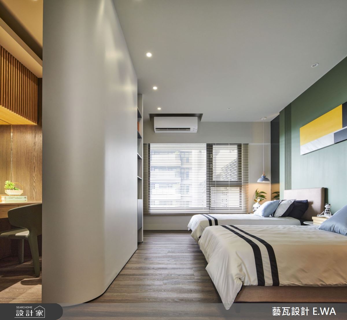 98坪新成屋(5年以下)＿北歐風臥室案例圖片＿藝瓦室內設計＿藝瓦_26之18