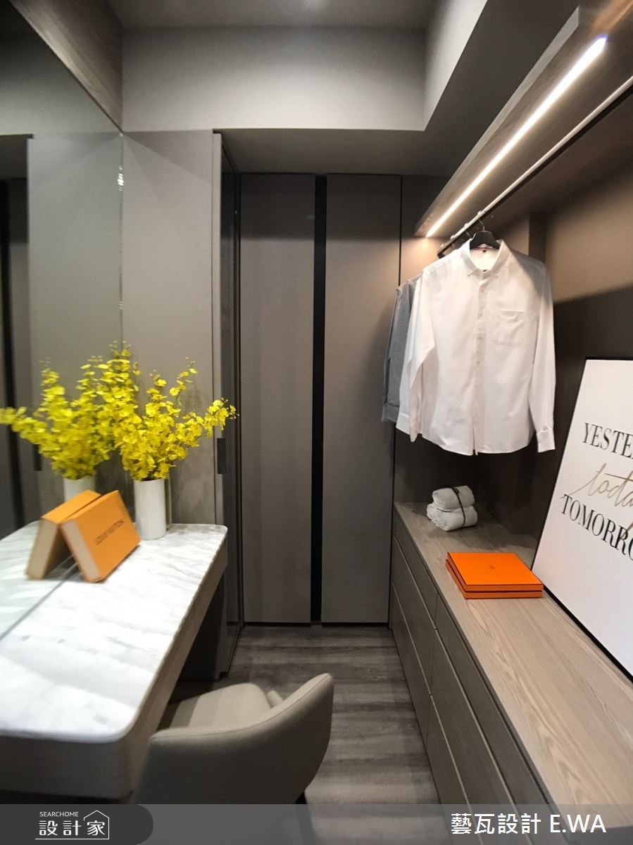 98坪新成屋(5年以下)＿北歐風更衣間案例圖片＿藝瓦室內設計＿藝瓦_26之20