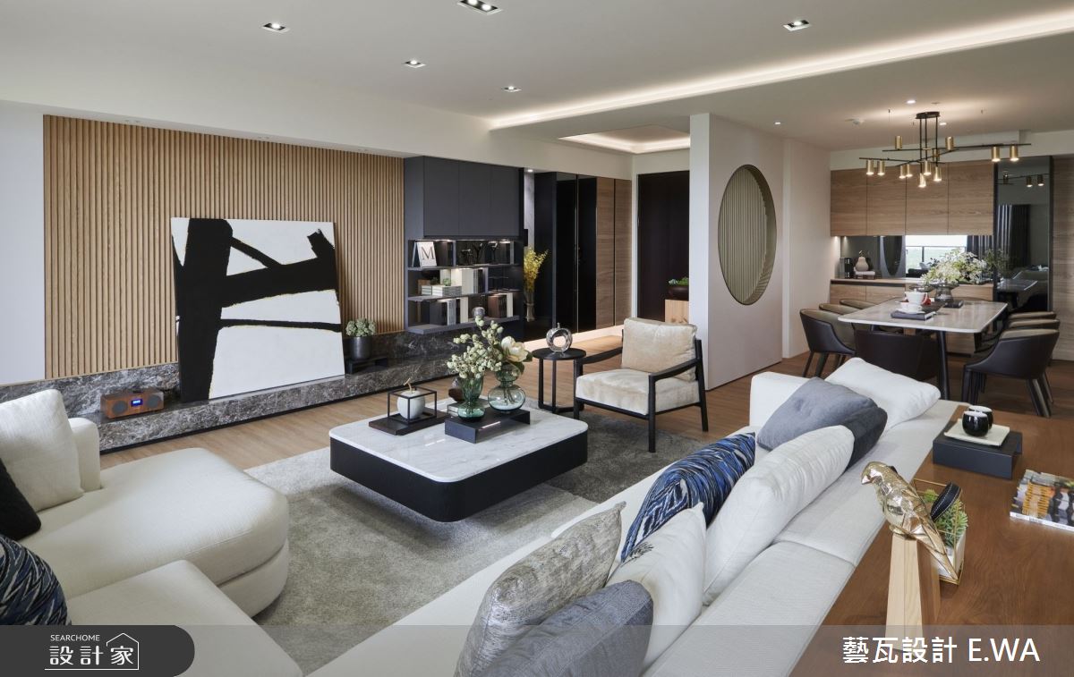 85坪新成屋(5年以下)＿人文禪風客廳案例圖片＿藝瓦室內設計＿藝瓦_27之4