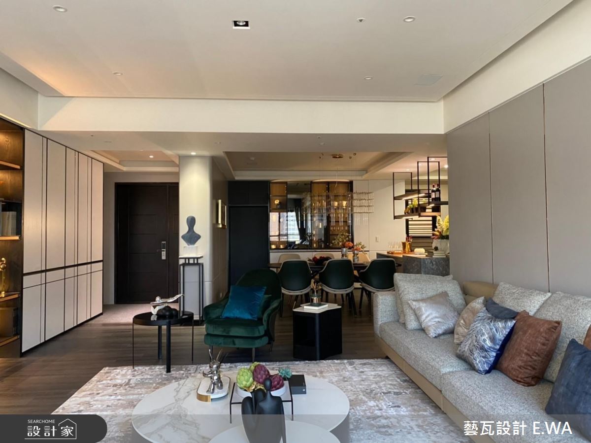 100坪新成屋(5年以下)＿混搭風客廳案例圖片＿藝瓦室內設計＿藝瓦_31之8