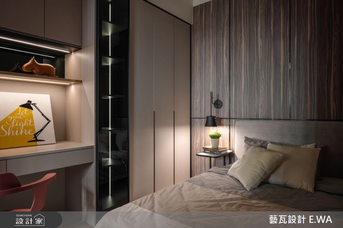38坪新成屋(5年以下)＿現代風臥室案例圖片＿藝瓦室內設計＿藝瓦_33之12
