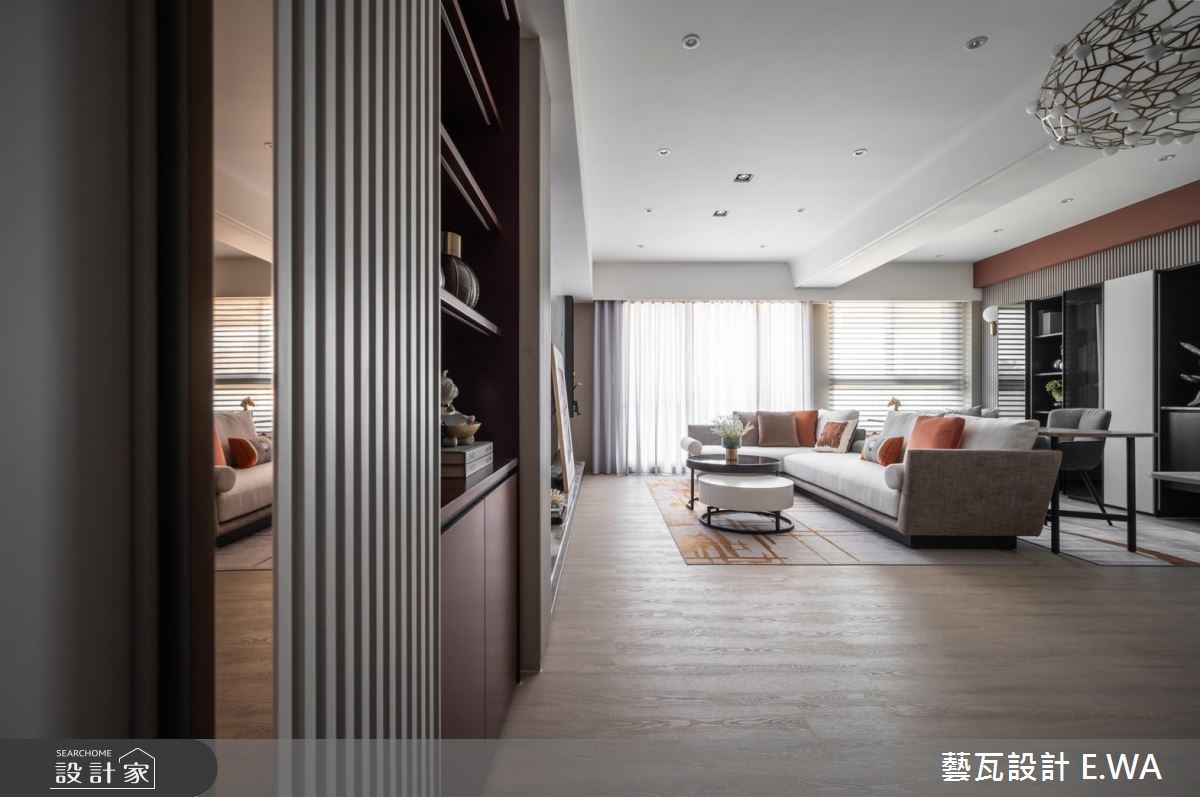 45坪新成屋(5年以下)＿法式風客廳案例圖片＿藝瓦室內設計＿藝瓦_34之3