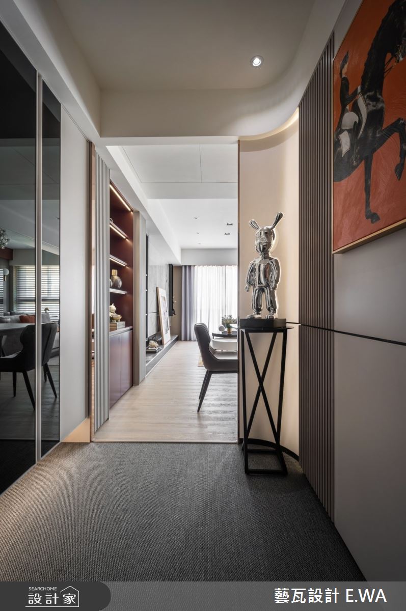 45坪新成屋(5年以下)＿法式風玄關案例圖片＿藝瓦室內設計＿藝瓦_34之1