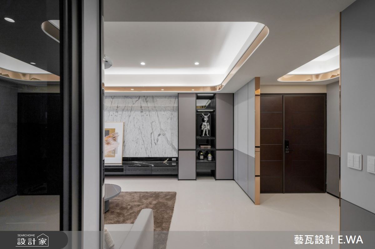 93坪新成屋(5年以下)＿現代風玄關客廳案例圖片＿藝瓦室內設計＿藝瓦_35之4