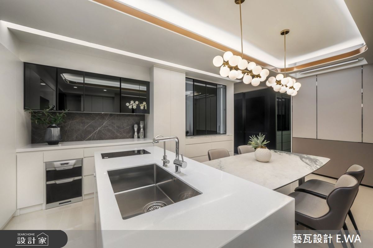 93坪新成屋(5年以下)＿現代風餐廳吧檯案例圖片＿藝瓦室內設計＿藝瓦_35之9