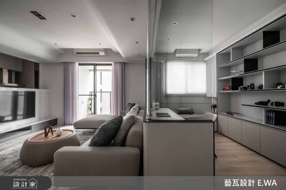 50坪新成屋(5年以下)＿混搭風客廳案例圖片＿藝瓦室內設計＿藝瓦_36之8