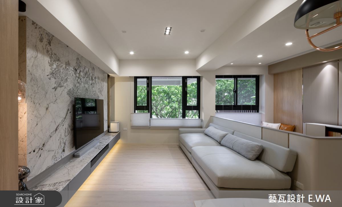 30坪新成屋(5年以下)＿簡約風客廳書房工作區案例圖片＿藝瓦室內設計＿藝瓦_38之4