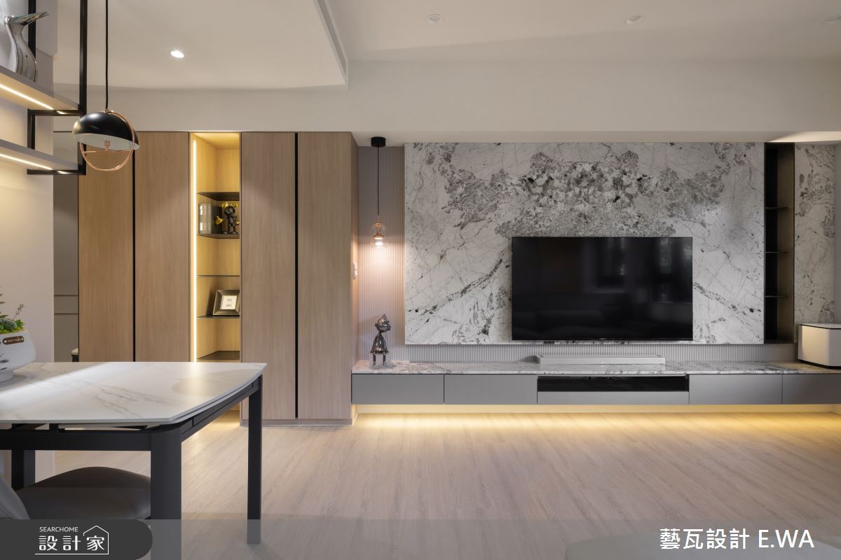 30坪新成屋(5年以下)＿簡約風客廳餐廳案例圖片＿藝瓦室內設計＿藝瓦_38之6