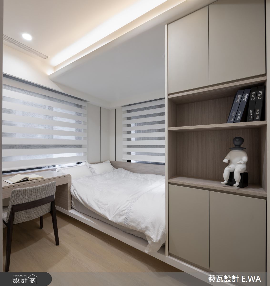 30坪新成屋(5年以下)＿簡約風臥室案例圖片＿藝瓦室內設計＿藝瓦_38之13