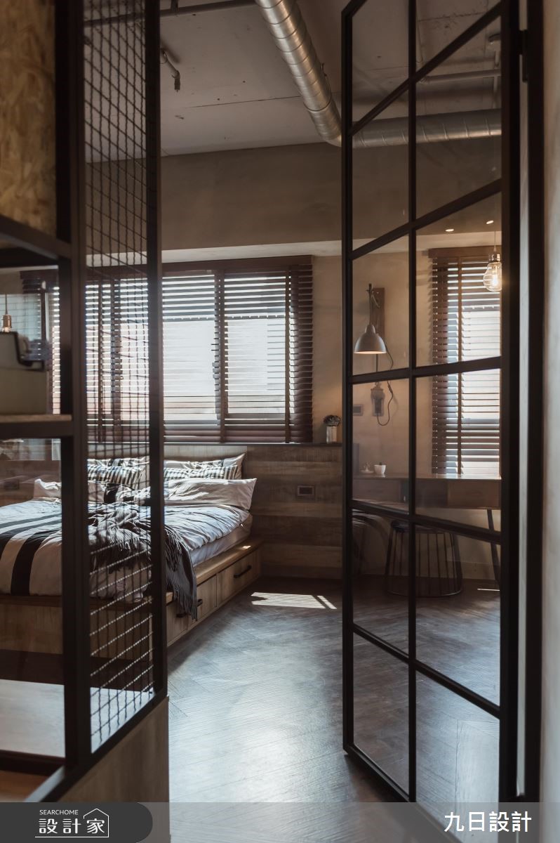 25坪預售屋＿工業風臥室案例圖片＿九日室內裝修設計＿九日_01之12
