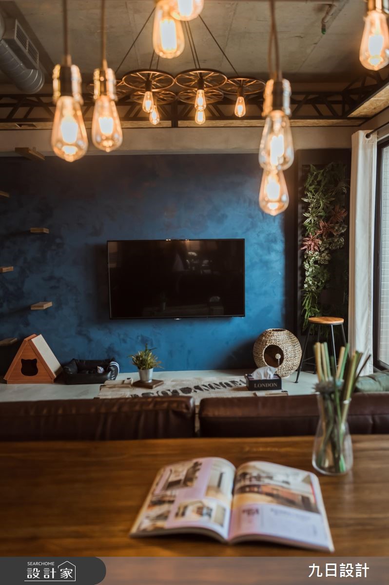 25坪預售屋＿工業風客廳案例圖片＿九日室內裝修設計＿九日_01之11