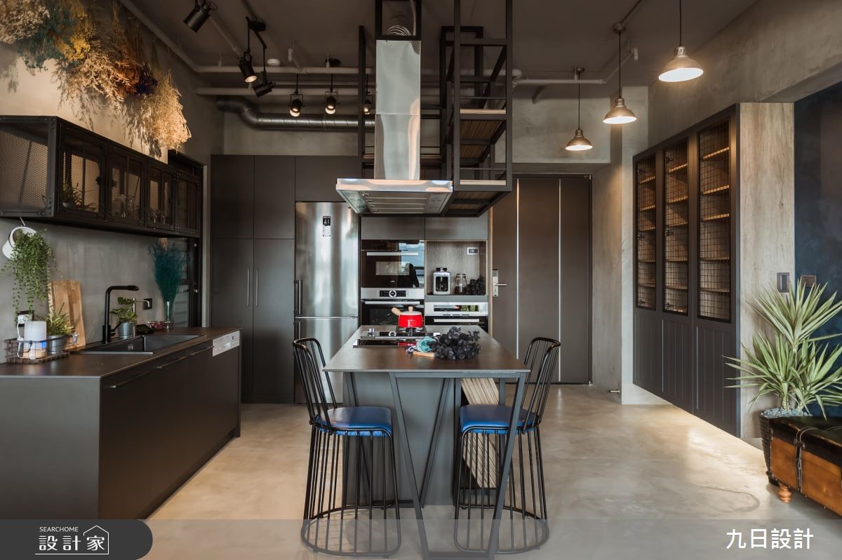 25坪預售屋＿工業風餐廳案例圖片＿九日室內裝修設計＿九日_01之3
