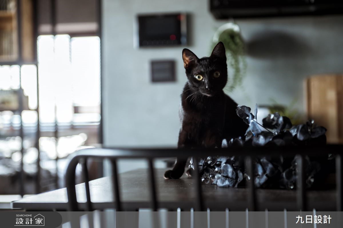 25坪預售屋＿工業風客廳案例圖片＿九日室內裝修設計＿九日_01之7