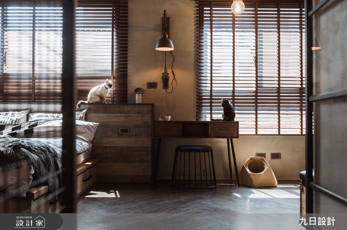 25坪預售屋＿工業風臥室案例圖片＿九日室內裝修設計＿九日_01之13