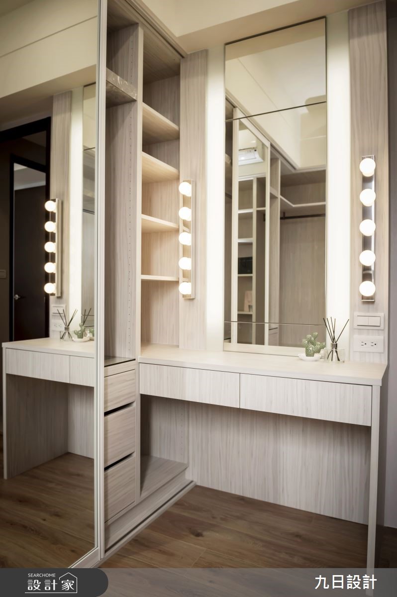 24坪新成屋(5年以下)＿奢華風更衣間案例圖片＿九日室內裝修設計＿九日_03之12