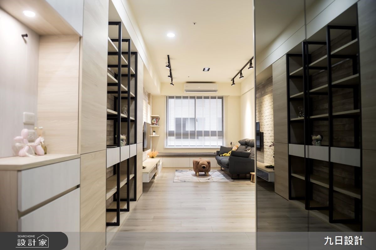 18坪新成屋(5年以下)＿北歐風客廳案例圖片＿九日室內裝修設計＿九日_04之13