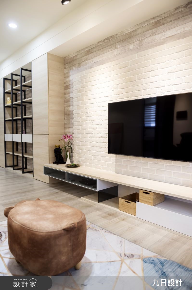 18坪新成屋(5年以下)＿北歐風客廳案例圖片＿九日室內裝修設計＿九日_04之6