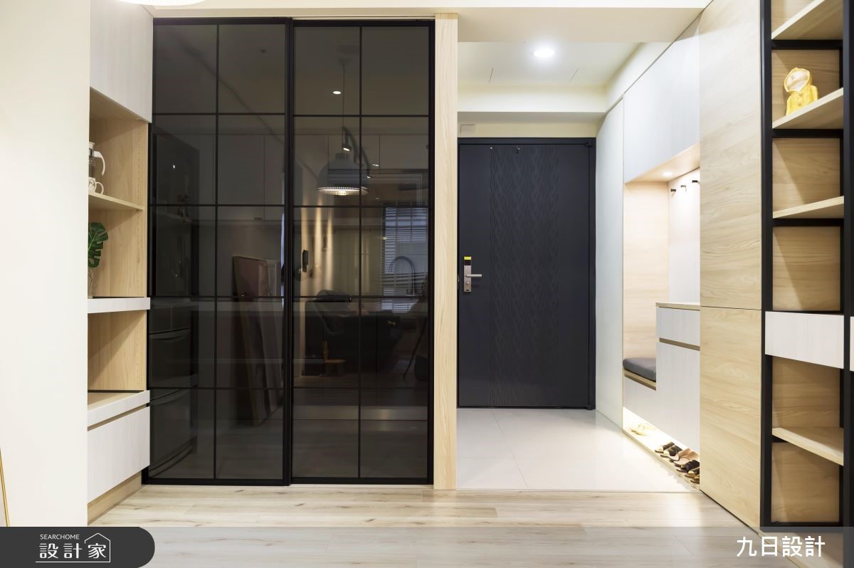 18坪新成屋(5年以下)＿北歐風玄關案例圖片＿九日室內裝修設計＿九日_04之9