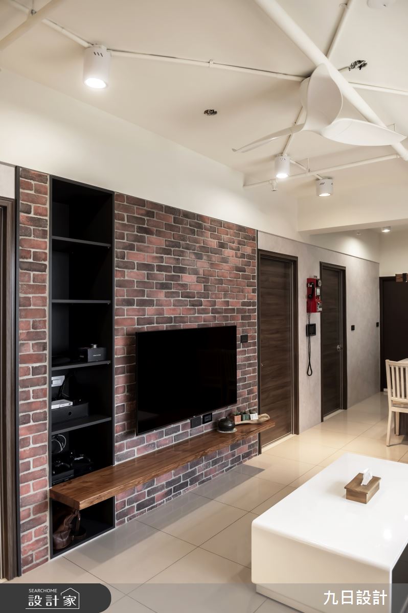 25坪新成屋(5年以下)＿工業風客廳案例圖片＿九日室內裝修設計＿九日_05之8
