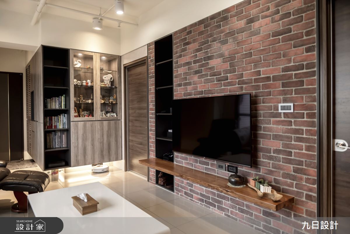 25坪新成屋(5年以下)＿工業風客廳案例圖片＿九日室內裝修設計＿九日_05之5