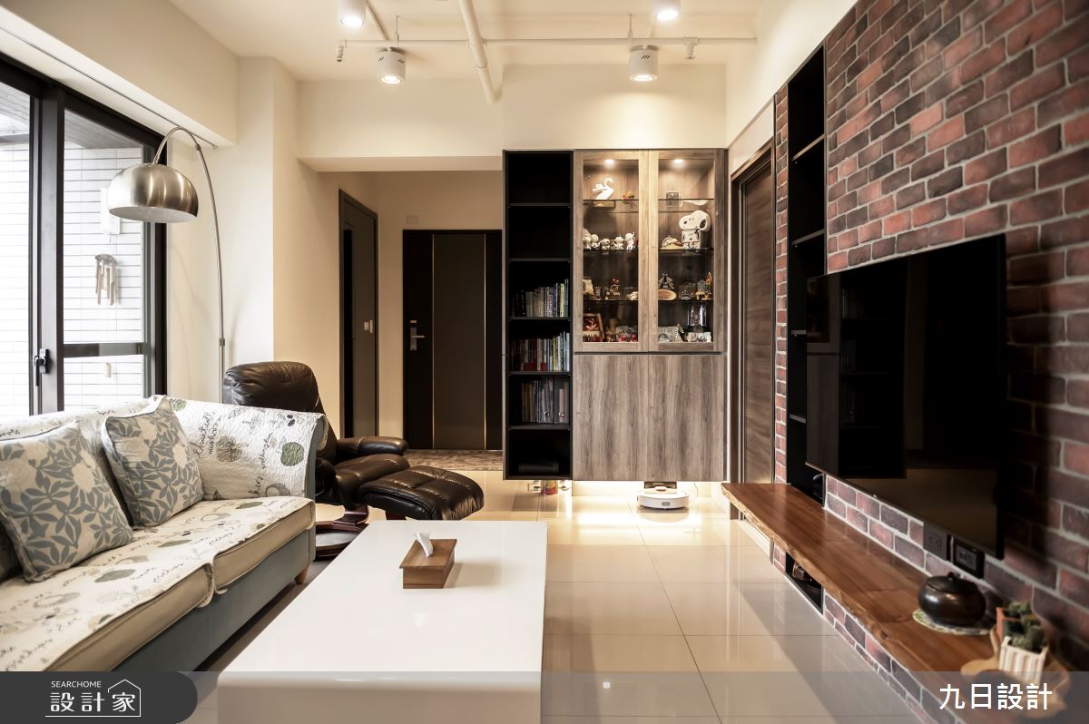 25坪新成屋(5年以下)＿工業風客廳案例圖片＿九日室內裝修設計＿九日_05之6
