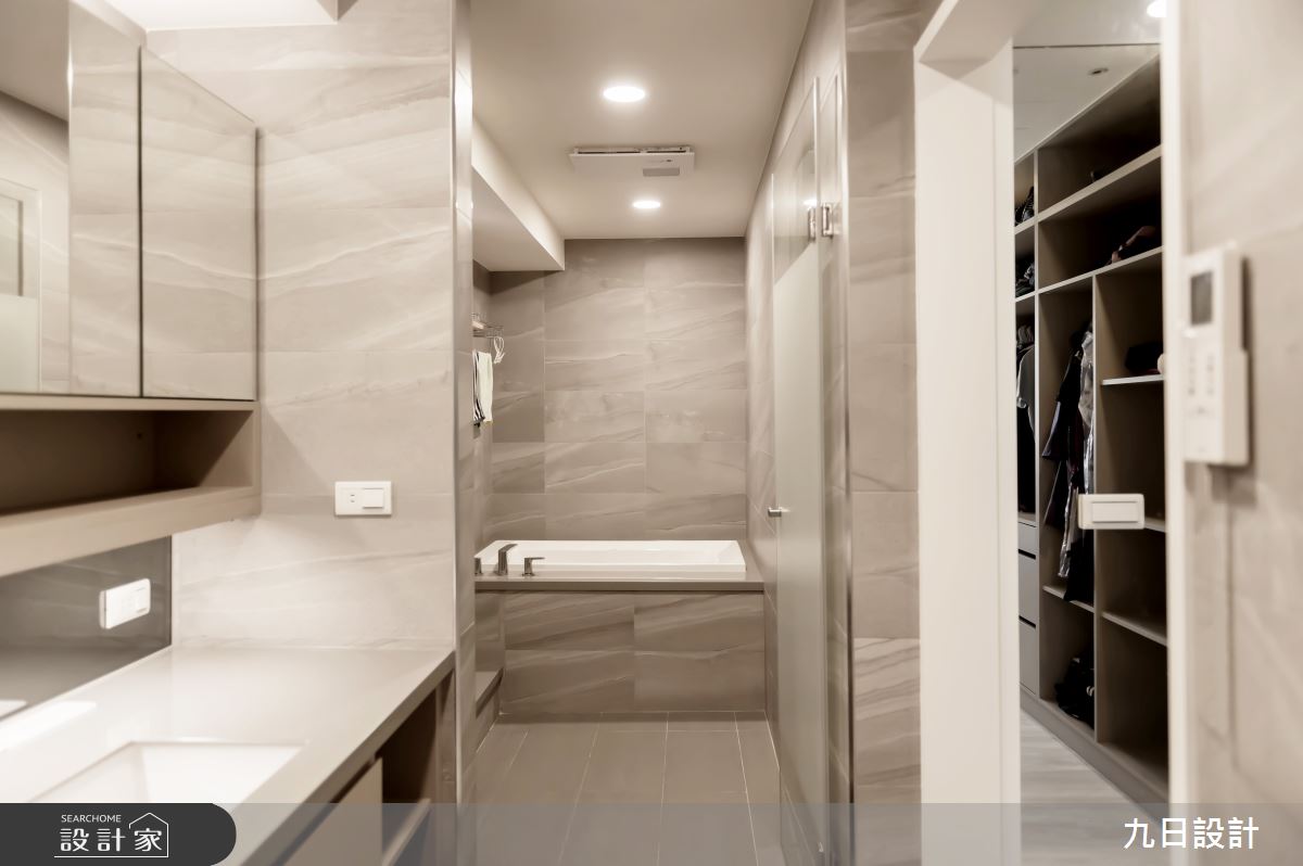 50坪老屋(16~30年)＿現代風浴室案例圖片＿九日室內裝修設計＿九日_06之19