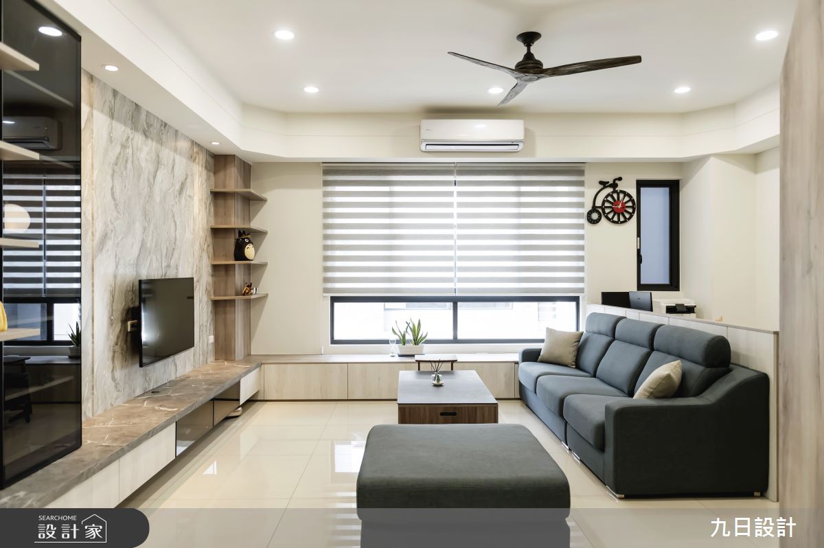 55坪新成屋(5年以下)＿混搭風客廳案例圖片＿九日室內裝修設計＿九日_08之4