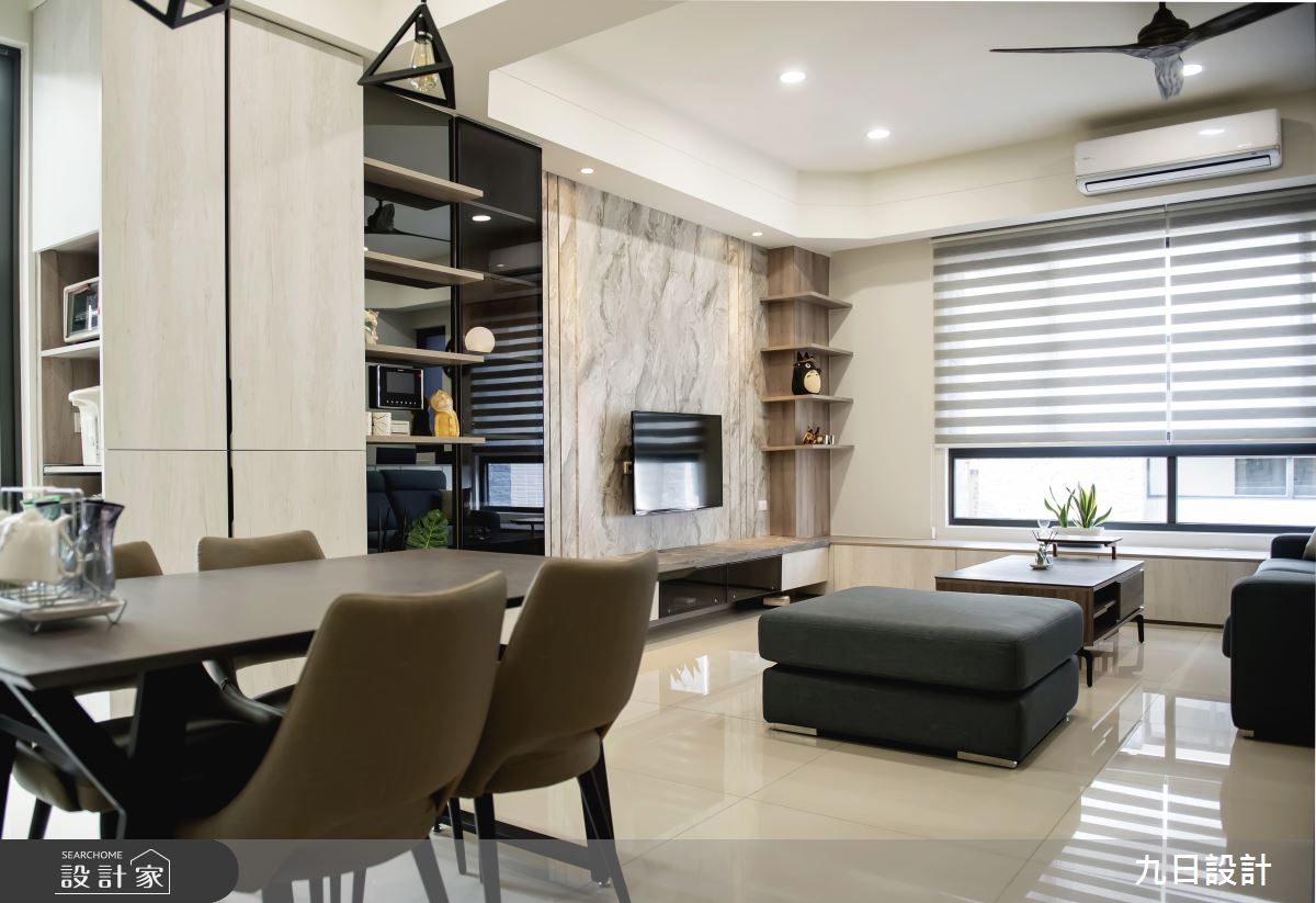 55坪新成屋(5年以下)＿混搭風客廳案例圖片＿九日室內裝修設計＿九日_08之6
