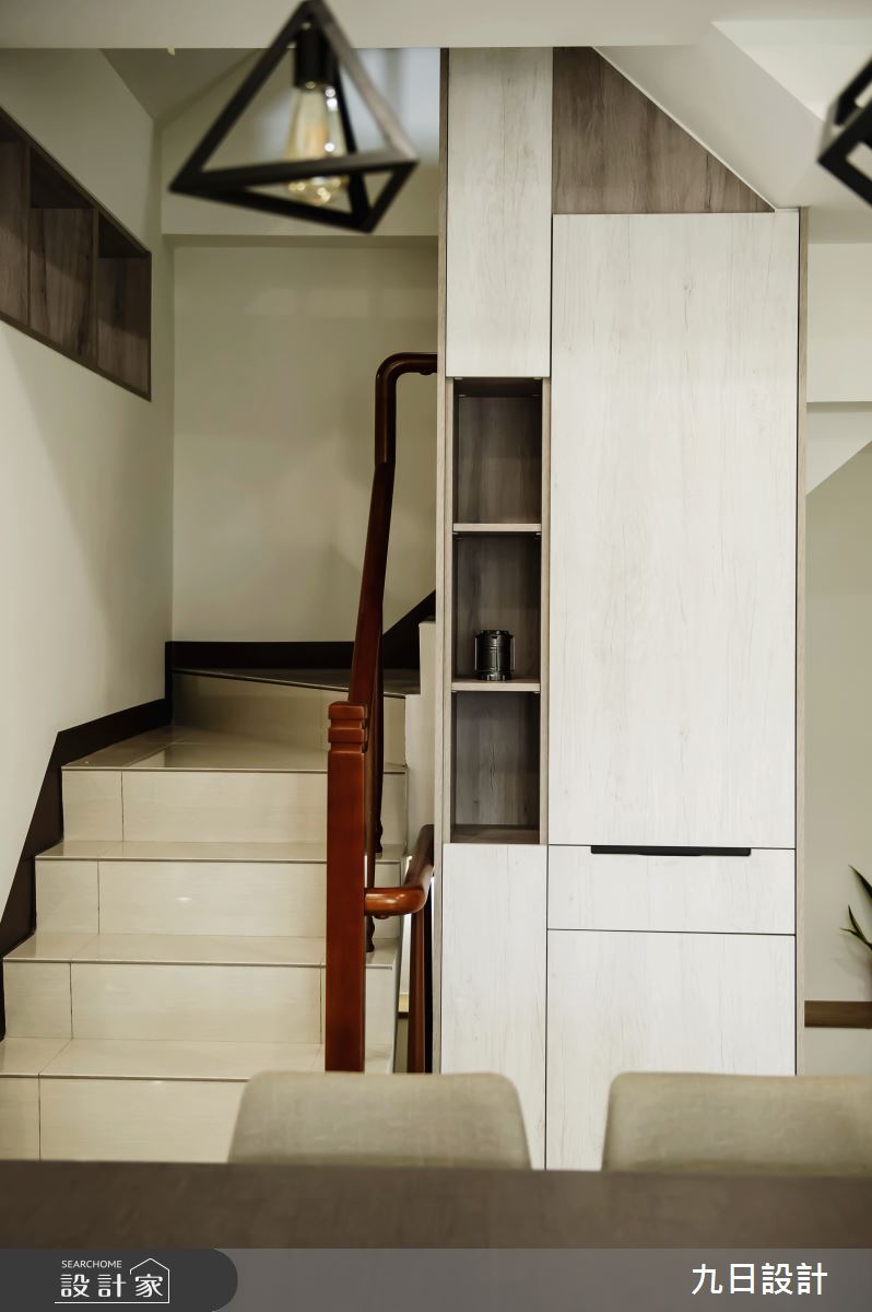 55坪新成屋(5年以下)＿混搭風樓梯案例圖片＿九日室內裝修設計＿九日_08之9