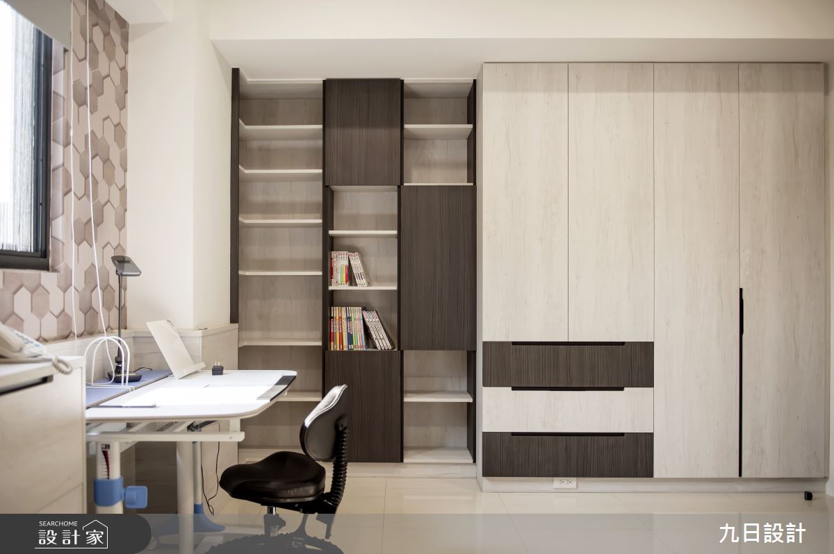 55坪新成屋(5年以下)＿混搭風臥室案例圖片＿九日室內裝修設計＿九日_08之14