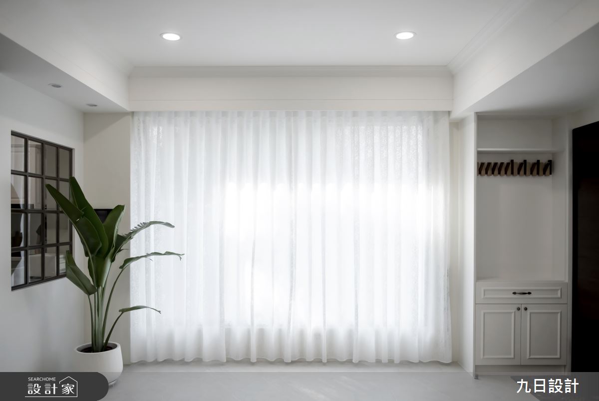 50坪新成屋(5年以下)＿美式風玄關案例圖片＿九日室內裝修設計＿九日_09之2