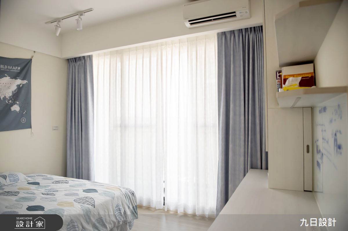 50坪新成屋(5年以下)＿美式風臥室案例圖片＿九日室內裝修設計＿九日_09之21