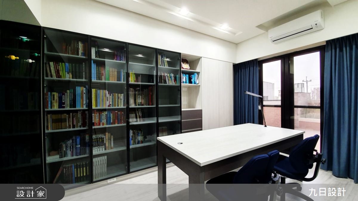 26坪新成屋(5年以下)＿混搭風書房案例圖片＿九日室內裝修設計＿九日_11之6