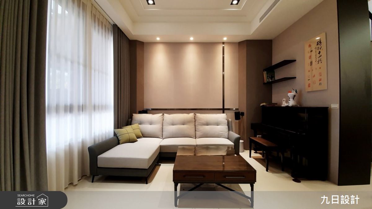 26坪新成屋(5年以下)＿混搭風客廳案例圖片＿九日室內裝修設計＿九日_11之3